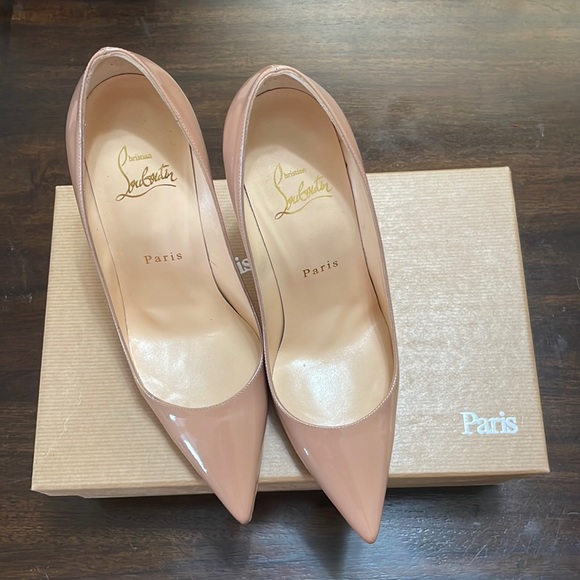 Patent Louboutin Decollete 868 Authentic Christian Louboutin Decollete